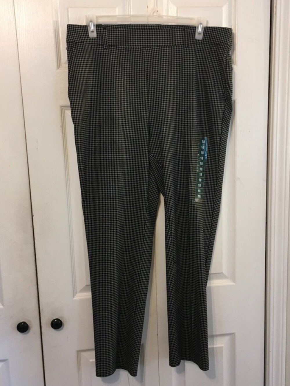 Rafaella Plaid Stretchy Work Pants